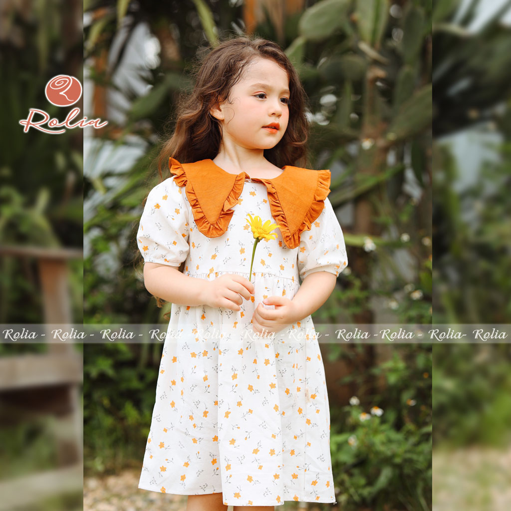 Váy Thô Trắng Bèo Cổ Sơmi Tay Phồng Siêu Xinh MixASale #38 Váy Thô Trắng Bèo Cổ Sơmi Tay Phồng Siêu Xinh MixASale
